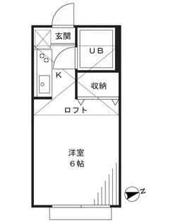 ロフトハウスアルファ【2階】の間取り