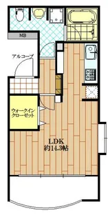 東京都渋谷区渋谷3【マンション】の間取り