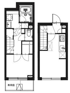ASTILE代々木公園【1階】の間取り
