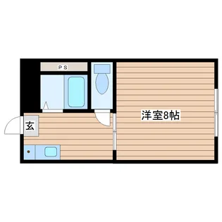 ステーシア宮城野通【1階】の間取り