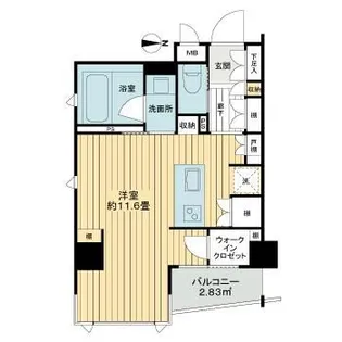 ベルジェンド三鷹ラ・ヴィエ【3階】の間取り