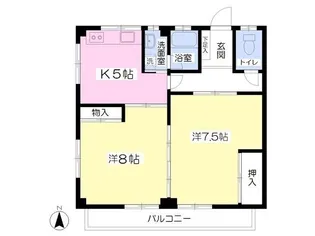 グルービーM2【2階】の間取り