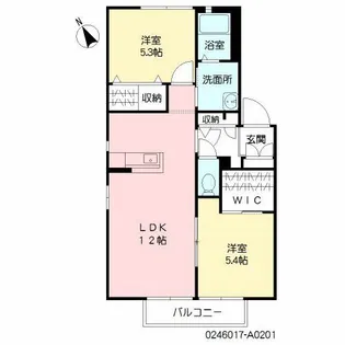 スカイパーク横尾 A棟【2階】の間取り