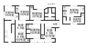 宇治ハウス【1階】の間取り