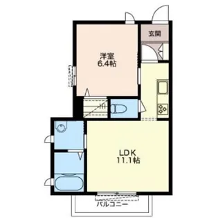 積水ハウスシャーメゾン アクア 201号室【2階】の間取り