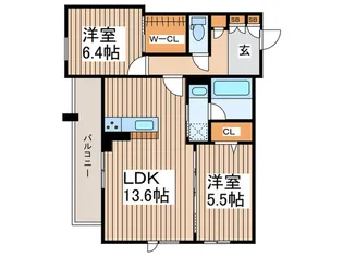 アーバンサイドIII【3階】の間取り