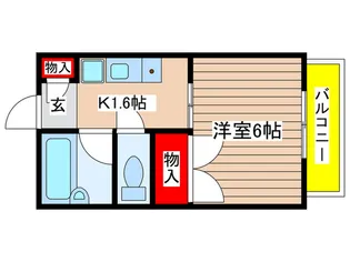 アップルハウス【2階】の間取り