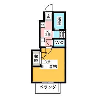 キャロットタウン南長崎【1階】の間取り
