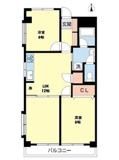 フラワーハイツ【2階】の間取り