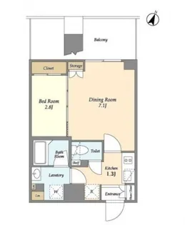 プラート宮坂【4階】の間取り