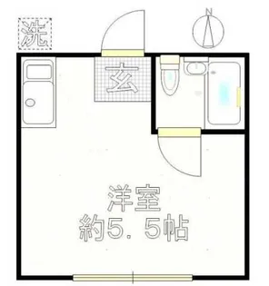 ハイツSS【1階】の間取り