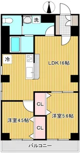エミネンスイン三鷹【5階】の間取り