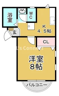 グランディ桜ヶ丘【1階】の間取り