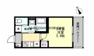 ベイルーム金沢六浦【1階】の間取り