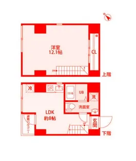 横浜レジデンス【8階】の間取り