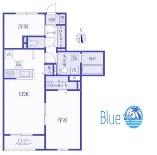 Belle Lead 大倉山【1階】の間取り