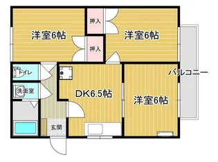 第三オリオンハイツ【2階】の間取り