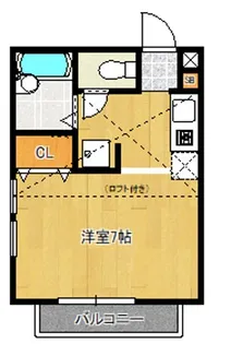 アフェット北習志野【2階】の間取り