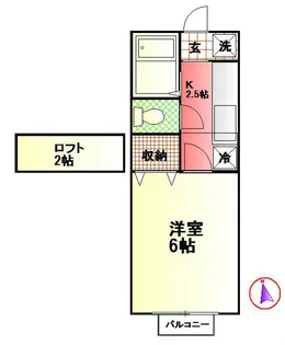 サクセス21【2階】の間取り