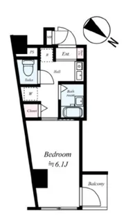 プレスタイルアイディ馬込【1階】の間取り