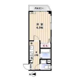 クレール東高円寺【2階】の間取り