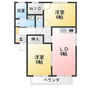 シャルマンII【2階】の間取り