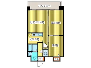 Lennon Terraza6-3【9階】の間取り