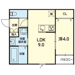 ステラ大津駅前【1階】の間取り
