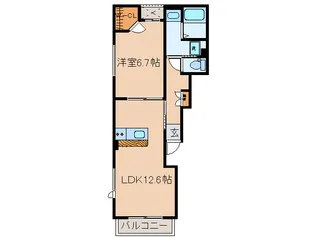 メゾン・ド・ビトウ【2階】の間取り