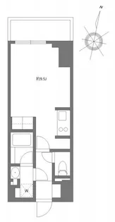 プライムメゾン千葉新町【6階】の間取り