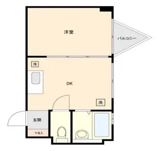 柏木ハイツ【4階】の間取り
