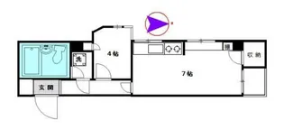 ニューハイツ麻布仙台坂【8階】の間取り