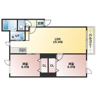 フォレストN【1階】の間取り