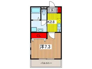 N.プライム浦和【3階】の間取り