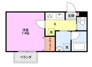 Common東太田【1階】の間取り