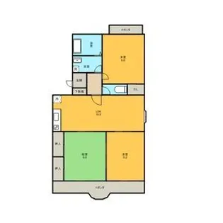 セントラルハイツ【2階】の間取り