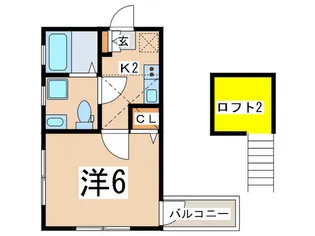 セリシ-ル【2階】の間取り