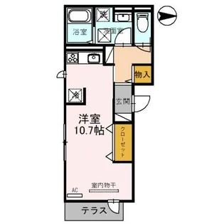 レ・スタンツェ 堺東【1階】の間取り