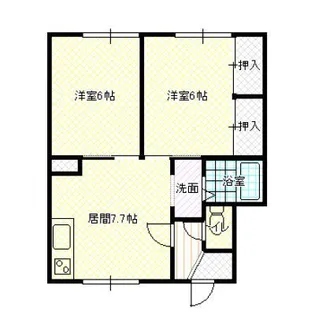静ハイツ【2階】の間取り