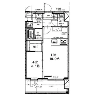 Alivis三国本町【8階】の間取り