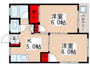 広喜ハイツ【3階】の間取り