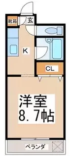 レビュー21【3階】の間取り