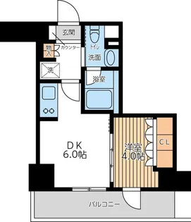 City Lux Tobe【6階】の間取り
