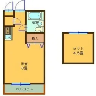 メゾンクレール【2階】の間取り