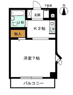 サンシャイン大河【1階】の間取り