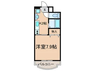 第二ニユー高貴【2階】の間取り