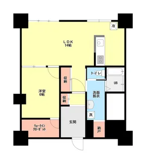 メゾン東山【4階】の間取り