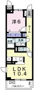 グランツ大町【3階】の間取り