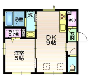 ヴェルデコート中目黒【1階】の間取り