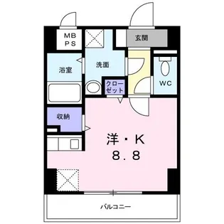 メゾン ド レイ【7階】の間取り